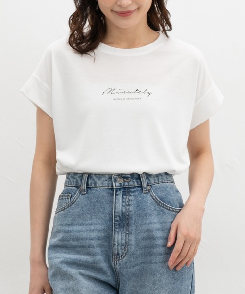 Honeys（ハニーズ） tシャツ 「ハニさら・汗ジミ軽減加工」汗ジミ軽減