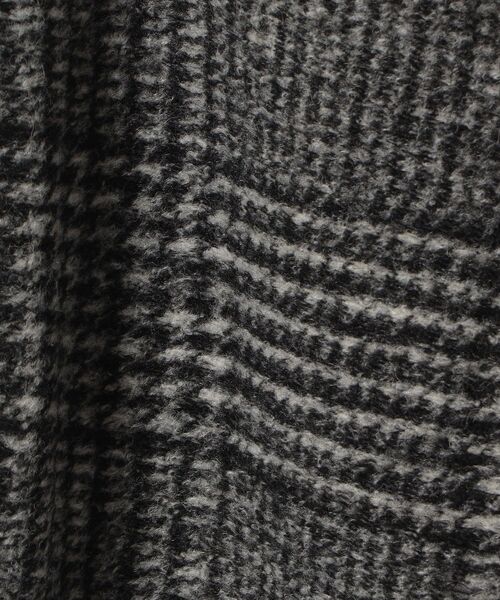 「SHIPS」 ノーカラージャケット SMALL チャコールグレー レディースの画像