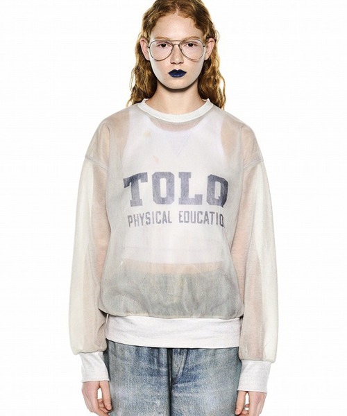 TOLQ(トルク) トレーナー スウェット Skeleton Sweat Shirt メンズ TOLQ(トルク) トレーナー スウェット Skeleton Sweat Shirt メンズ
