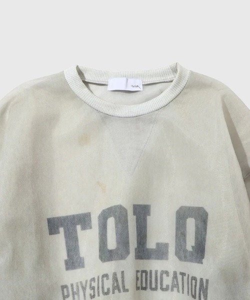 TOLQ(トルク) トレーナー スウェット Skeleton Sweat Shirt メンズ TOLQ(トルク) トレーナー スウェット Skeleton Sweat Shirt メンズ