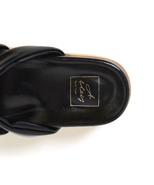 「Alley by w closet」 フラットサンダル L レッド レディース_画像9