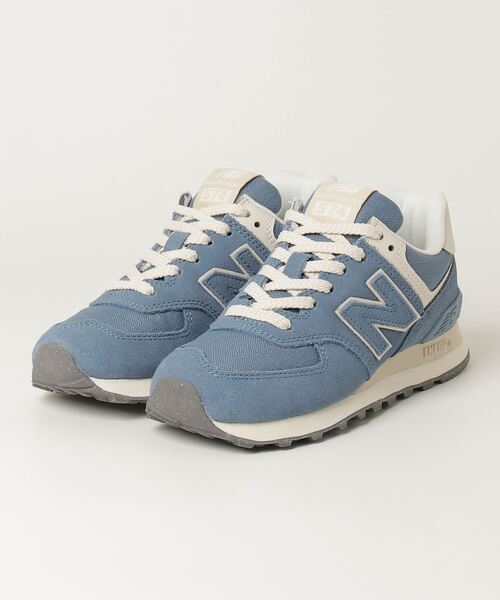 「New Balance」 ローカットスニーカー 23.0cm ブラウン レディースの画像