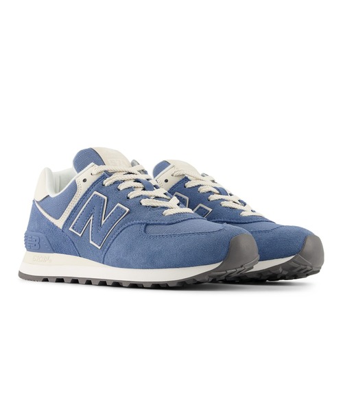 「New Balance」 ローカットスニーカー 23.0cm ブラウン レディースの画像
