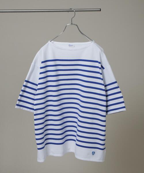 ORCIVAL ワイドボートTシャツ ORCIVAL（オーシバル） tシャツ ORCIVAL/WIDE BOAT NECK S/S P.O.