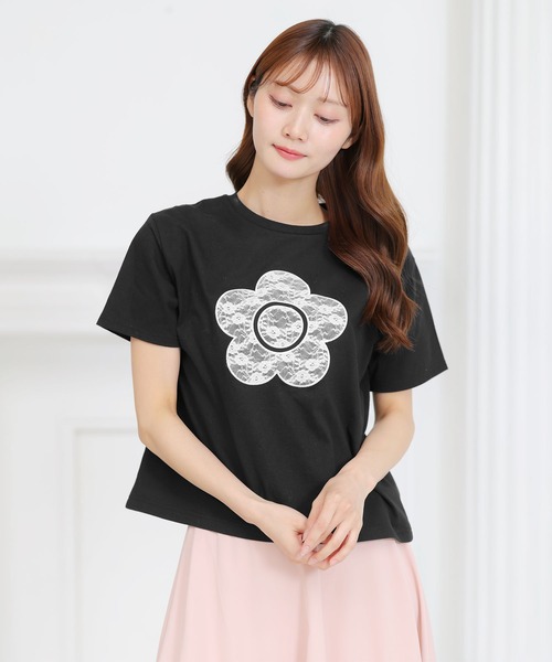 MARY QUANT（マリークヮント） tシャツ 半袖 マリークワント レース