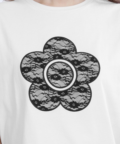 ☆未使用☆マリークワント　デイジーTシャツ レースデイジー Tシャツ（Tシャツ/カットソー）｜MARY QUANT（マリー