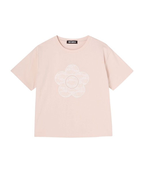 マリークワントレーストップス レースデイジー Tシャツ（Tシャツ/カットソー）｜MARY QUANT（マリー