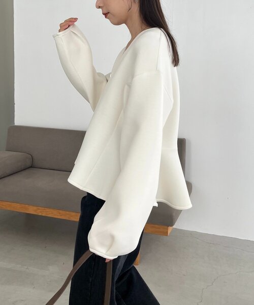 「CAPRICIEUX LE'MAGE」 カーディガン FREE グレー レディース_画像5