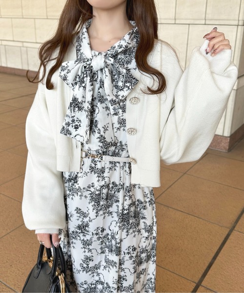「apres jour」 長袖ワンピース X-LARGE ブラウン系その他 レディース_画像9