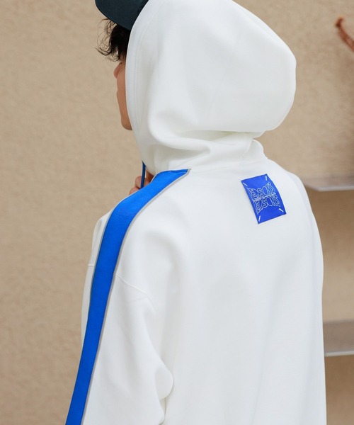 「PERSON'S」 「person’s」プルオーバーパーカー MEDIUM ホワイト メンズ_画像7