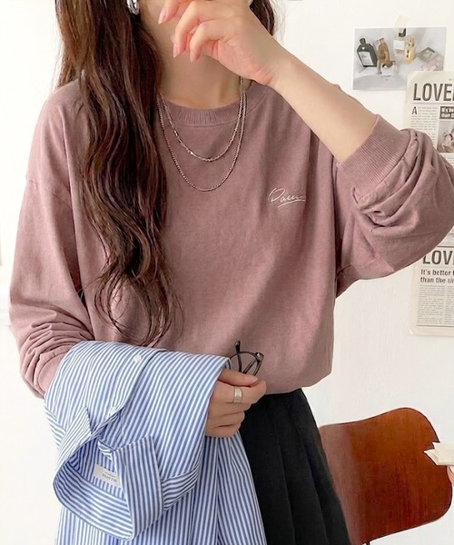 「classicalelf」 長袖カットソー X-LARGE オートミール レディース_画像5