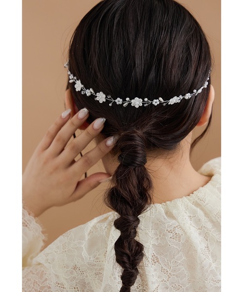 niana（ニアナ） ヘアピン レースフラワーヘッドドレス ヘア