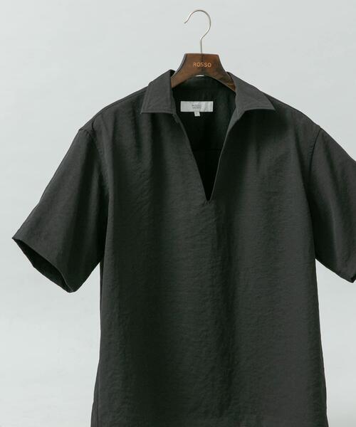 URBAN RESEARCH ROSSO MEN シャツ 半袖 「セットアップ対応」「防シワ