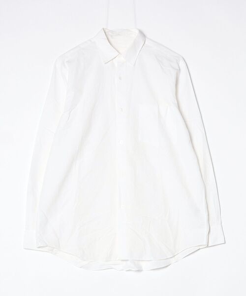 【COMOLI】 美品　ホワイト 長袖シャツ　1 COMOLI（コモリ） 長袖シャツ 1 ホワイト レディース : ZOZOTOWN Yahoo