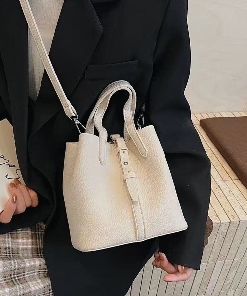 NoBelle ハンドバッグ 2way シンプルショルダーバック 肩掛けバック