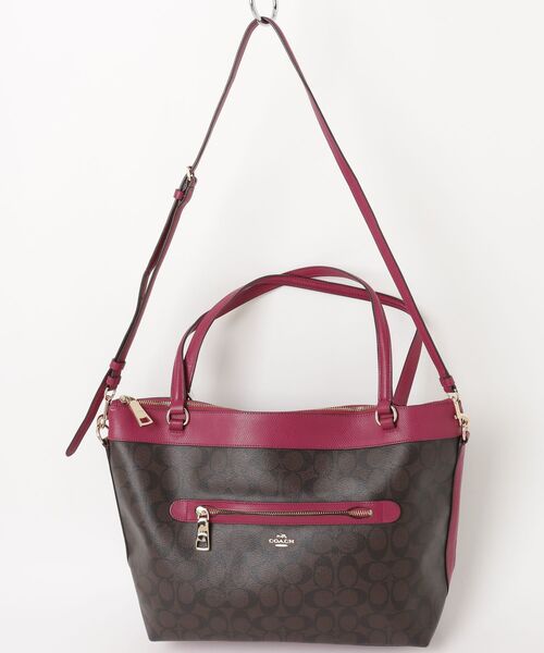 COACH 2wayバック パープル COACH（コーチ） 2WAYバッグ - パープル レディース : ZOZOTOWN Yahoo