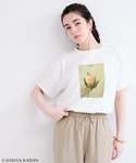 tシャツ 半袖 日比谷花壇プリントTシャツ レ...の詳細画像5