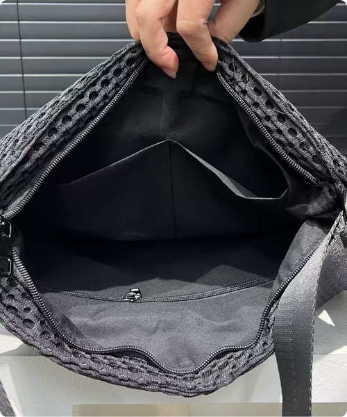 I.O.E デイバック リュック メッシュデザイン 2WAYショルダーバッグ