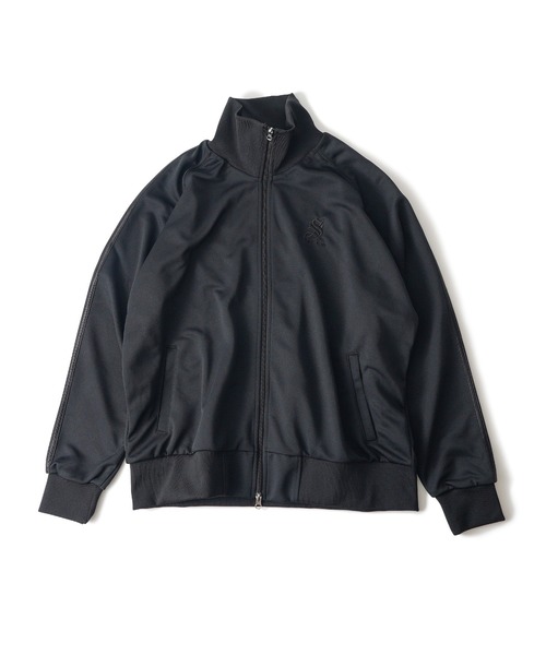 「Subciety」 ジャージブルゾン X-LARGE ブラック×ホワイト メンズ_画像3