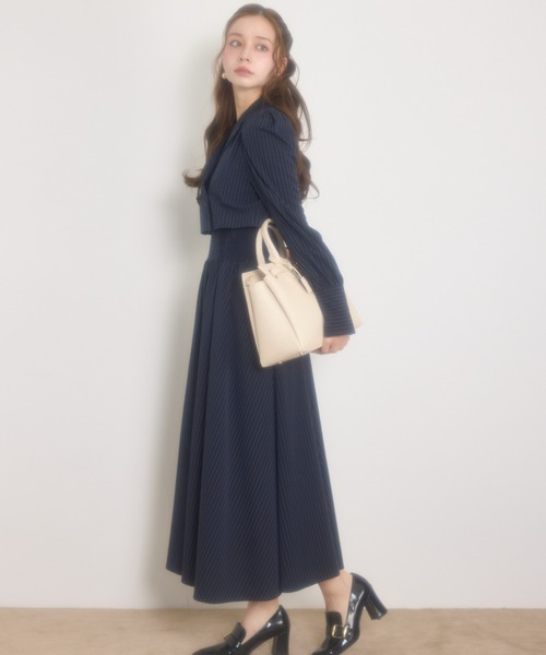 rienda（リエンダ） ワンピース 「AW先行アイテム」テーラードデザイン