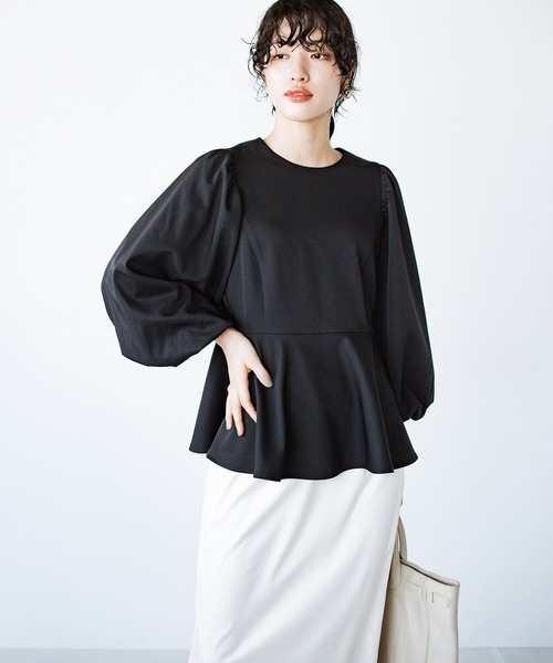 「haco!」 パンツスーツ LARGE ネイビー レディース_画像6