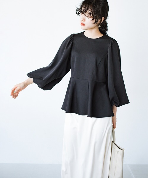 「haco!」 パンツスーツ LARGE ネイビー レディース_画像7