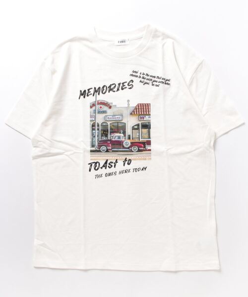 「EVRIS」 半袖Tシャツ FREE グレー レディース_画像2