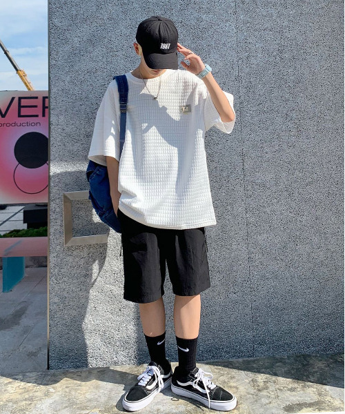「neos」 半袖Tシャツ X-LARGE ブラック メンズ_画像6