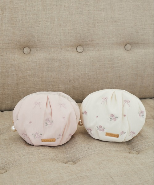 「Maison de FLEUR」 ポーチ FREE ピンクベージュ レディース_画像2