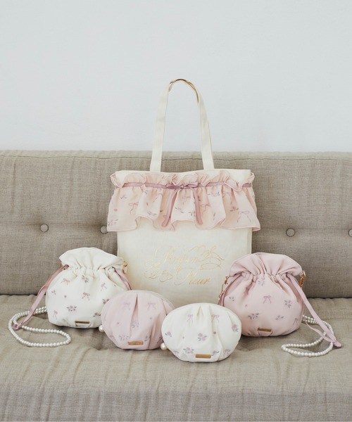 「Maison de FLEUR」 ポーチ FREE ピンクベージュ レディース_画像3