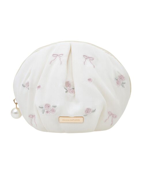 「Maison de FLEUR」 ポーチ FREE ピンクベージュ レディース_画像8