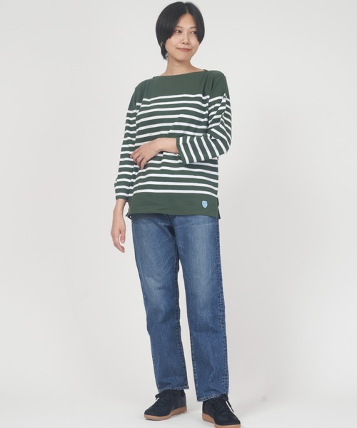 tシャツ BOAT NECK L/S P.O. Rachel Basque Shirt RC01 LADIES 6803 レディース メンズ ORCIVAL tシャツ BOAT NECK L/S P.O. Rachel Basque Shirt RC01