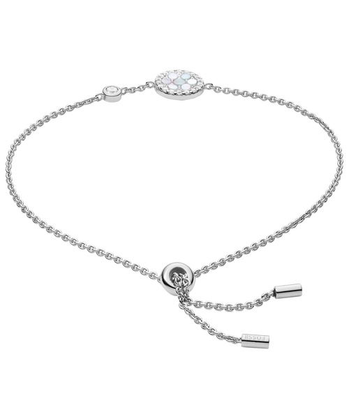 Fossilブレスレットシルバーダイアル FOSSIL（フォッシル） ブレスレット アクセサリー レディース