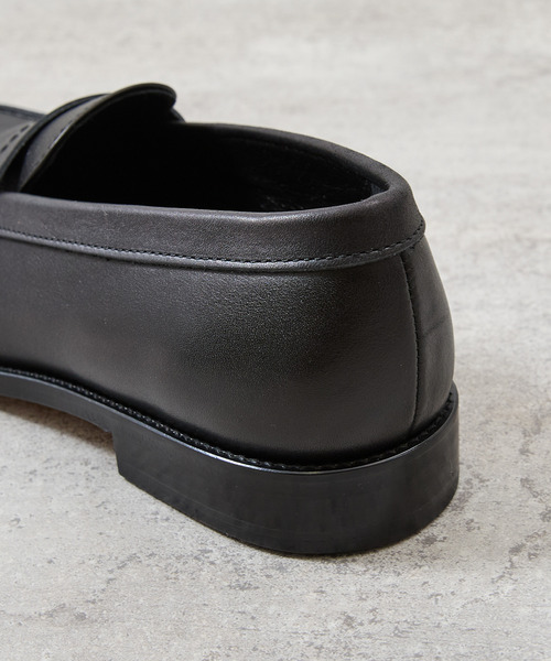 PADRONE パドローネ ドレスシューズ ローファー 革靴レザー ブラック40 PADRONE ローファー パドローネ / 別注 EX LOAFERS クラシック