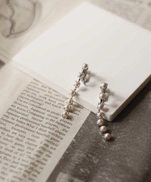 Port（ポート） イヤリング パール ロング イヤリング レディース