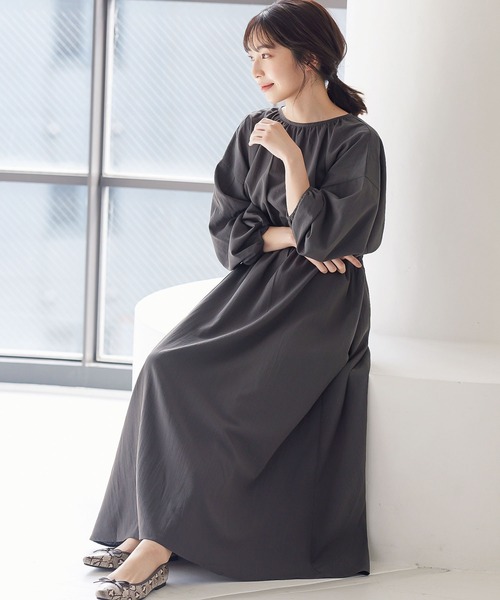 KOBE LETTUCE（神戸レタス） ワンピース ギャザーフレアワンピース