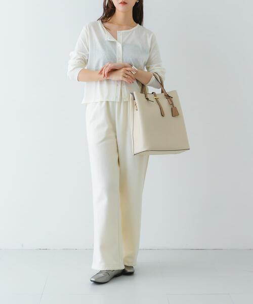 RODE SKO（ロデスコ） トートバッグ チャーム付スクエアトートバッグ