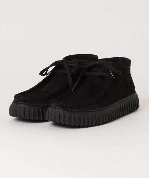 Clarks デッキシューズ Torhill Hi / トーヒルハイ (ブラック