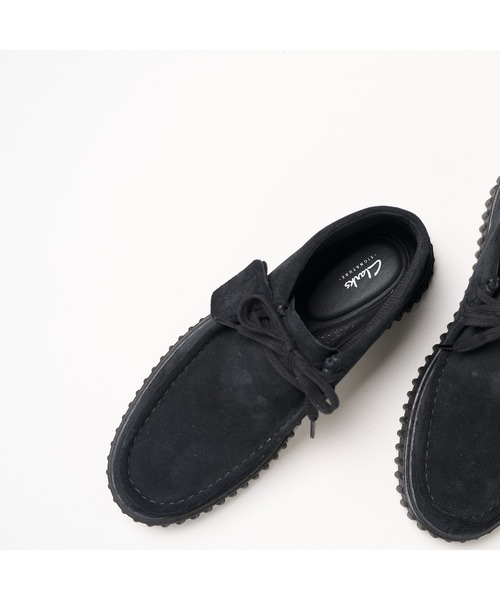 Clarks Originals BoTT ブラックデッキシューズ Clarks（クラークス） デッキシューズ Torhill Hi / トーヒルハイ