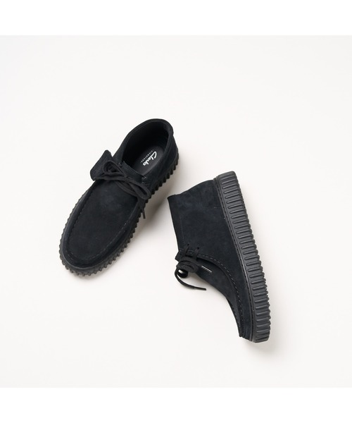 Clarks Originals ブラック スエードシューズ 楽天市場】CLARKS WALLABEE BOOT BLACK SUEDE 26155517