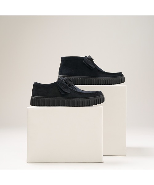 未使用品 Clarks クラークス Torhill Hi トーヒルハイ Clarks デッキシューズ Torhill Hi / トーヒルハイ (ブラック