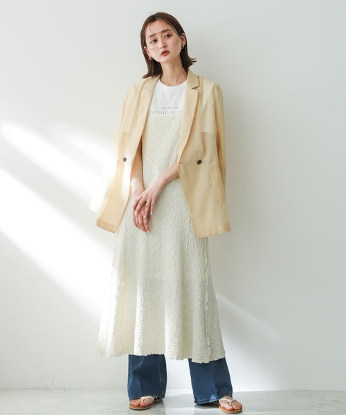 SENSE OF PLACE by URBAN RESEARCH ワンピース ジャガードキャミ