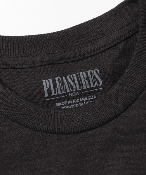 tシャツ Tシャツ メンズ PLEASURES/プレジャーズ OLD E LOGO T-SHIRT フロントロゴ オーバーサイズ 半袖Ｔシャツ オール｜zozo｜08