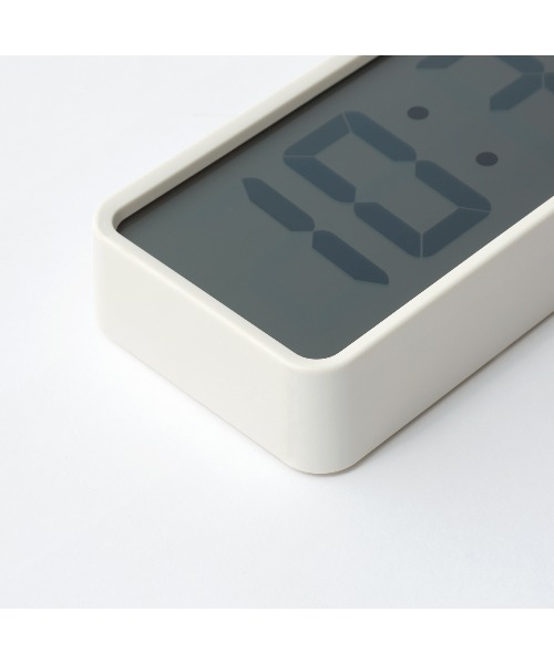 無印良品（MUJI） 時計 デジタル時計・中（アラーム機能付） ホワイト