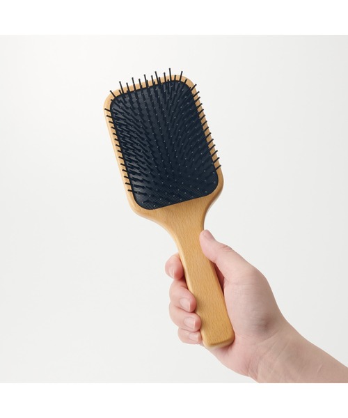 無印良品（MUJI） ヘアブラシ ブナ材頭皮ケアブラシ 全長約23
