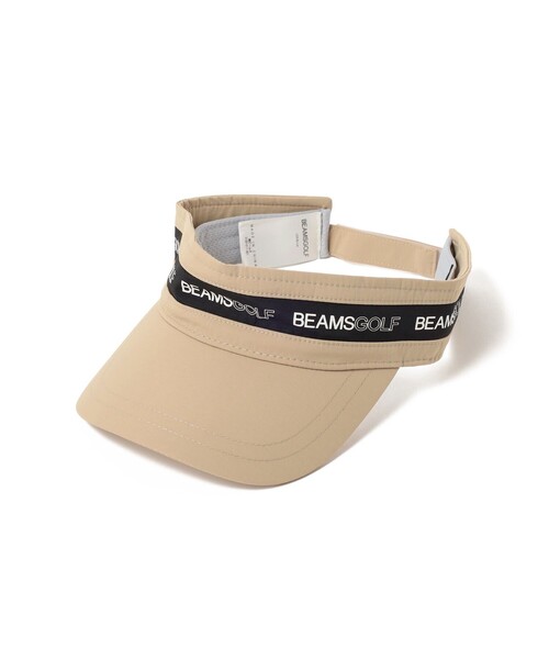 BEAMS GOLF サンバイザー 「WOMEN」BEAMS / ロゴテープ