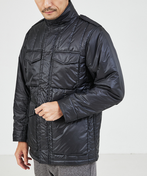 ABAHOUSE GRAY ブルゾン アウター 「M-65」パデット ミリタリー