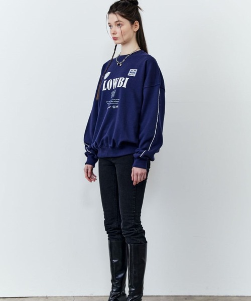 LOWBI トレーナー スウェット LOWBI／27WELLプルオーバー