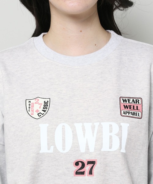 LOWBI トレーナー スウェット LOWBI／27WELLプルオーバー