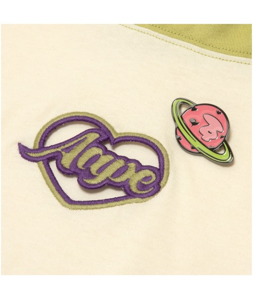 tシャツ AAPE LONG SLEEVE HOODIE TEE レディース AAPE BY A BATHING APE tシャツ LONG SLEEVE HOODIE TEE